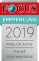 FCGA Regiosiegel 2019 MKG Chirurg Mainz